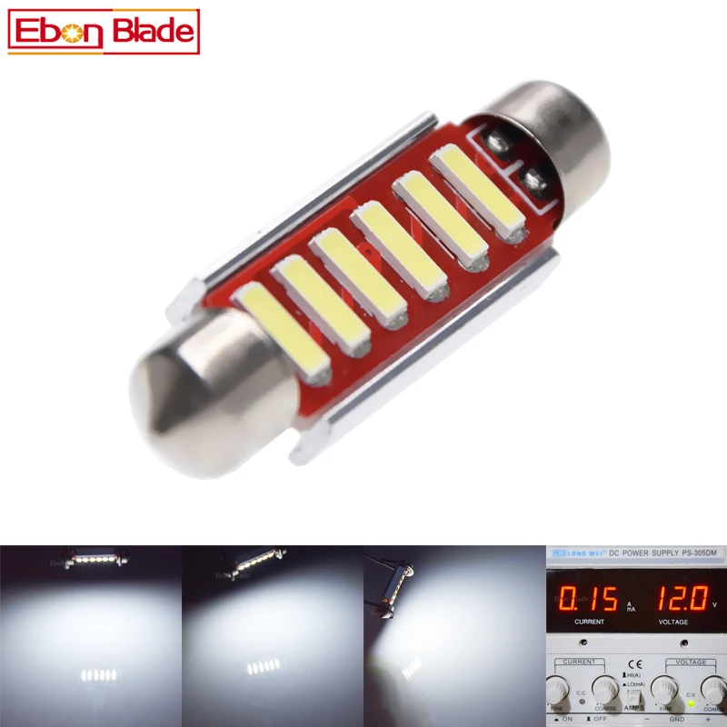 

2 x Festoon 38mm 39mm LED Bulb C5W C10W Super Bright 7020 7014 SMD Canbus Error Free Auto Interior Doom Lamp Car Styling Light