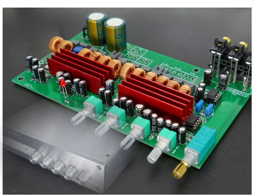 F 011 HIFI AUDIO TDA3116 6 5 1 канальный цифровой усилитель мощности плата тока 100 Вт * + 50