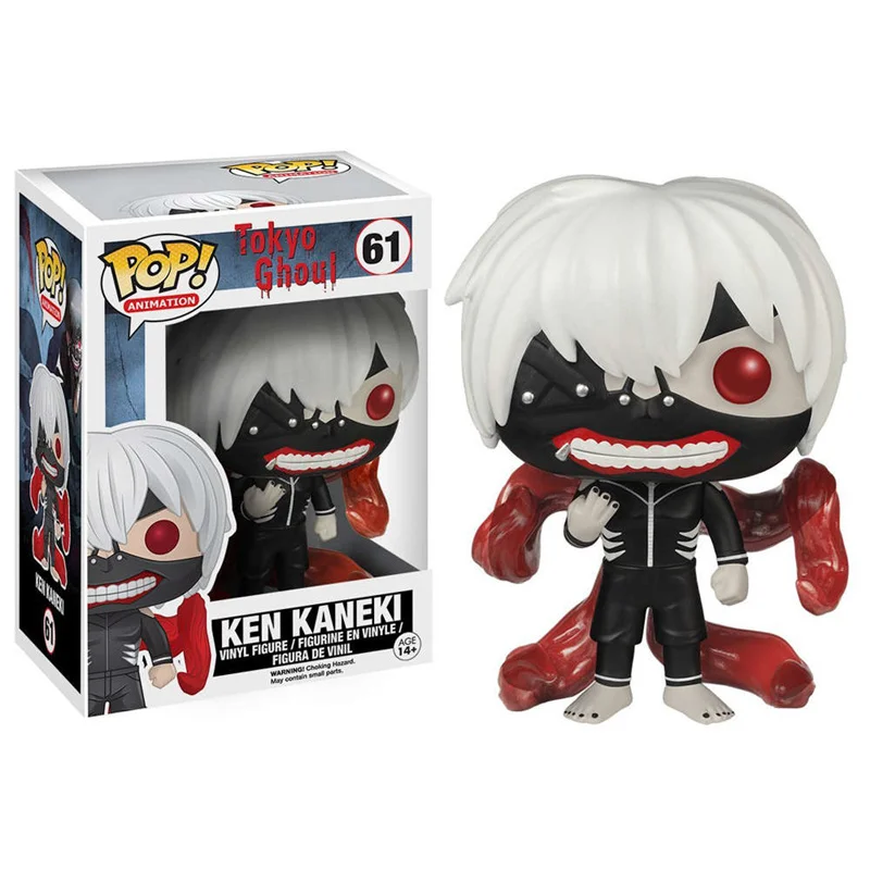 

Funko POP Official Anime Tokyo Ghoul Ken Kaneki Vinyl Action Figures Dolls Collection Model Doll Baby Toys For Birthday Gifts