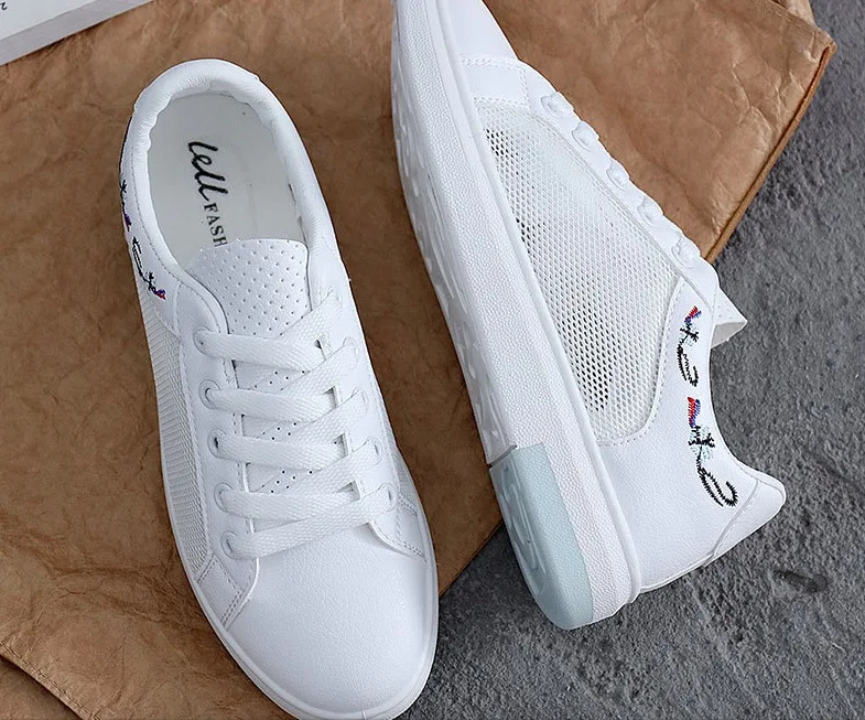 Women Casual Shoes Summer 2018 Spring Women Shoes Fashion Embroidered Breathable Hollow Lace-Up Women Sneakers20180607-184610.Women Casual Shoes Summer 2018 Spring Women Shoes Fashion Embroidered Breathable Hollow Lace-Up Women Sneakers