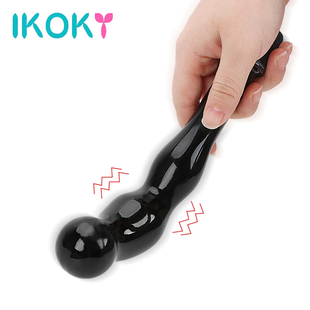 IKOKY G Spot Magic Stick Вибраторы Массаж простаты секс-игрушки для женщин мужчин Стимулятор клитора мульти-скорость ABS товары