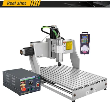 

Industrial CNC router 6040 1.5KW 2.2kw 3 axis 4 axis engraving milling machine with handweel water tank for optional