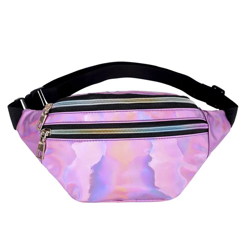 MoneRffi мужские и женские поясные сумки на молнии водонепроницаемые регулируемые удобные многофункциональные сумки водонепроницаемые сумки - Цвет: pink