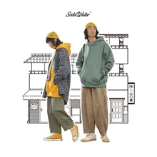 Sodaводяные мужские широкие брюки хип-хоп однотонные повседневные шаровары для мужчин в японском стиле осенние джоггеры брюки для мужчин 94198SS