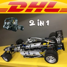 Yile 303 Technic серия The Ultimate Щепка Чемпион F1 гоночный 8458 развивающие строительные блоки автомобиль игрушки для детей