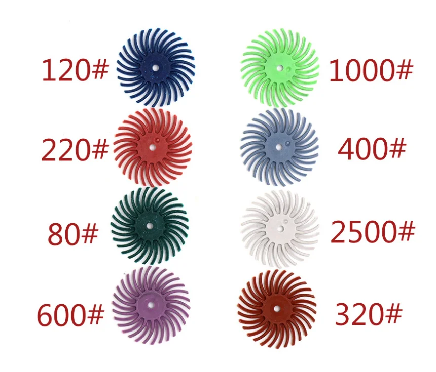 

40pcs Dental Composite Spiral Finishing Polishing Disc Wheel +10pcs Dental Lab Polishing Shank Mandrel 2.35mm