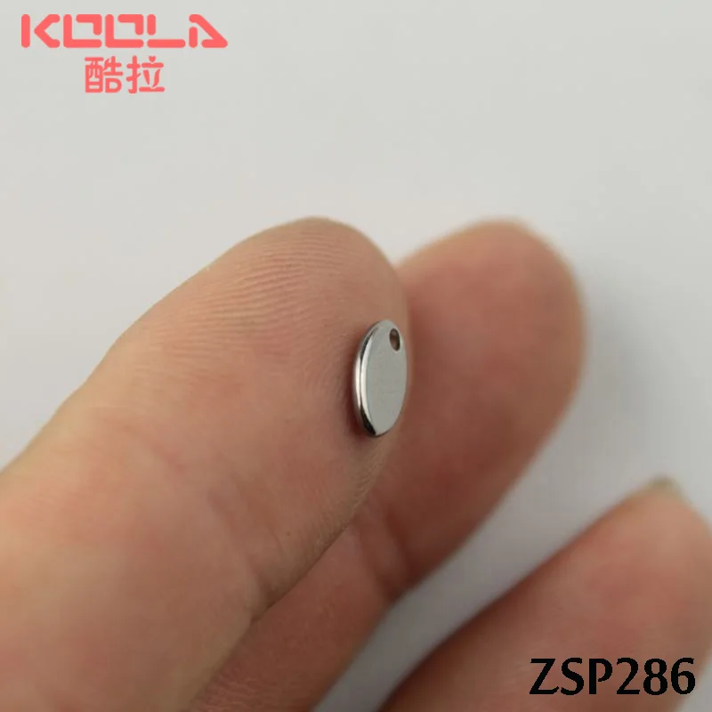 Пустая 7 9x5 2x1 мм Elliptic гладкая Этикетка из нержавеющей стали ярлыки для ожерелий 200