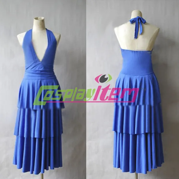 Customized movie Bella Swan Blue Prom Dress costume for Twilight Cosplay cospaly |