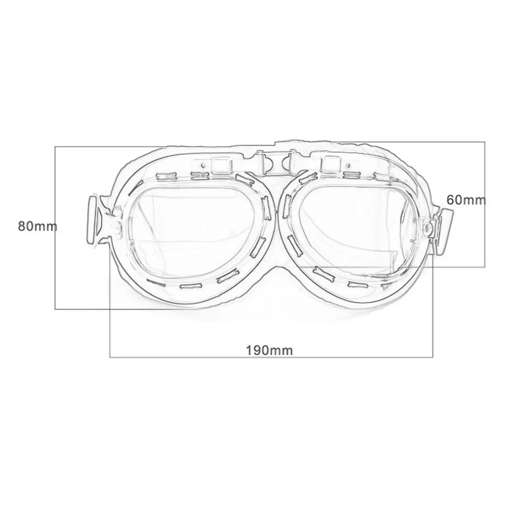 LESHP переносные очки, мотоциклетные ветрозащитные очки, защита от песчаной бури, УФ/снег/пыль/туман, унисекс, винтажные очки