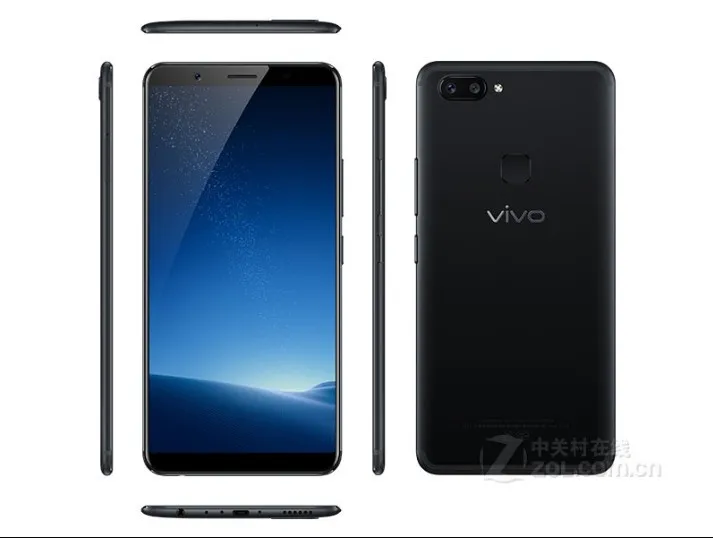 Смартфон VIVO X20 4 Гб 64 Гб Восьмиядерный 6,0" полный экран двойная задняя камера Android 12MP+ 12MP 4G LTE мобильный телефон