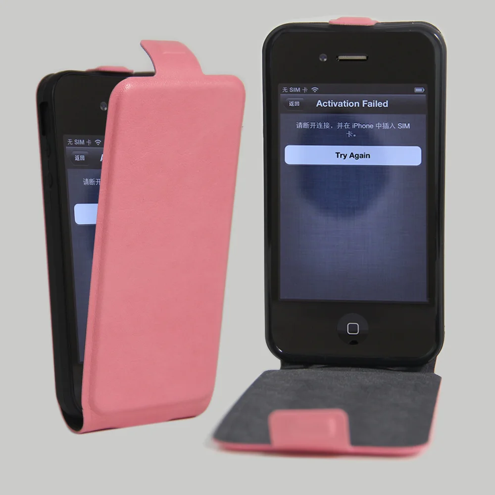 Кожаный чехол для iPhone 4 4S с магнитной адсорбцией, флип-чехол для Apple iPhone 4S, защитный чехол-раскладушка