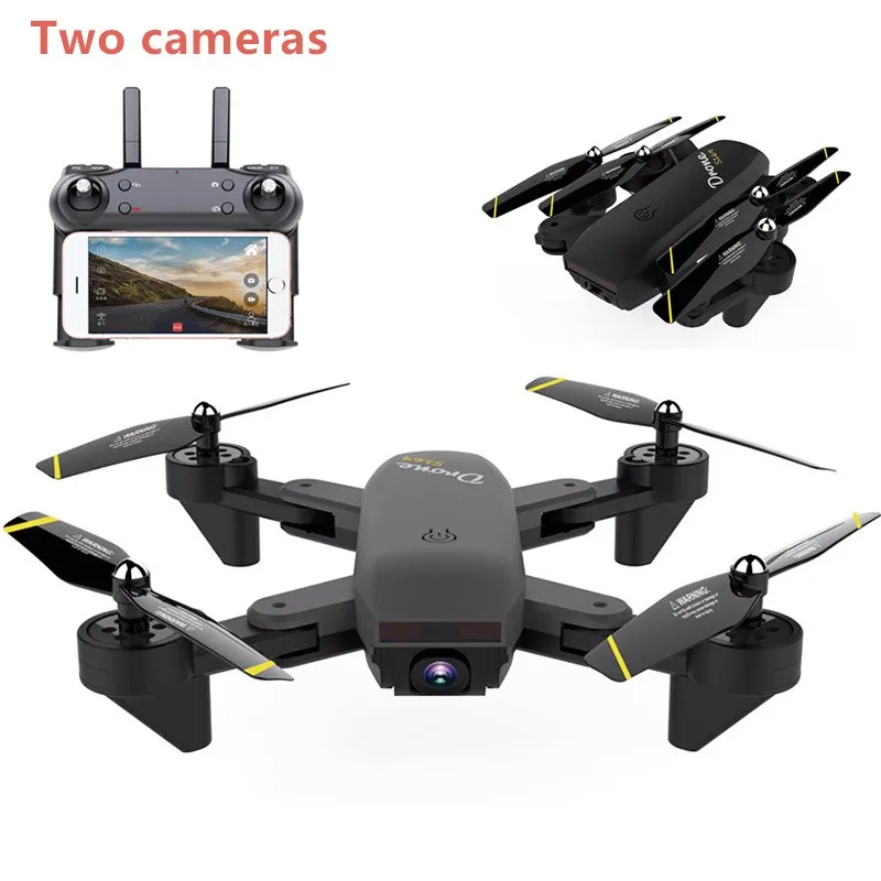 

NEW DM107S D107 Double Camera MINI Fold Selfie RC Drones With Wifi FPV 2MP Camera Quadcopter VS SG700 Dron The latest hot Toys