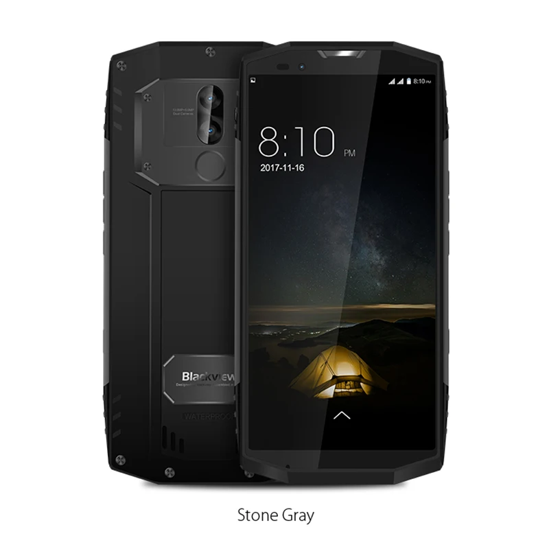 Blackview BV9000 Helio P25 восьмиядерный смартфон 5," IP68 Водонепроницаемый 2,6 ГГц 4G ram 64G rom 4180 mAh Android 7,1 NFC мобильный телефон - Цвет: Grey