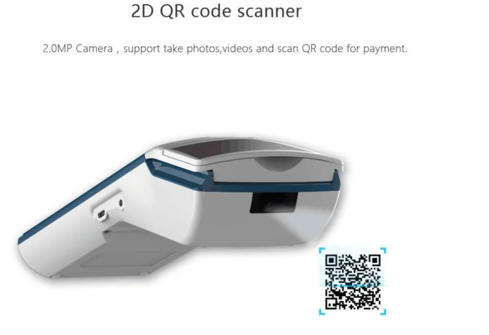 ZKC5501 портативный pda android Мобильный pos терминал с 58 мм bluetooth термопринтер WIFI 3G Bluetooth и
