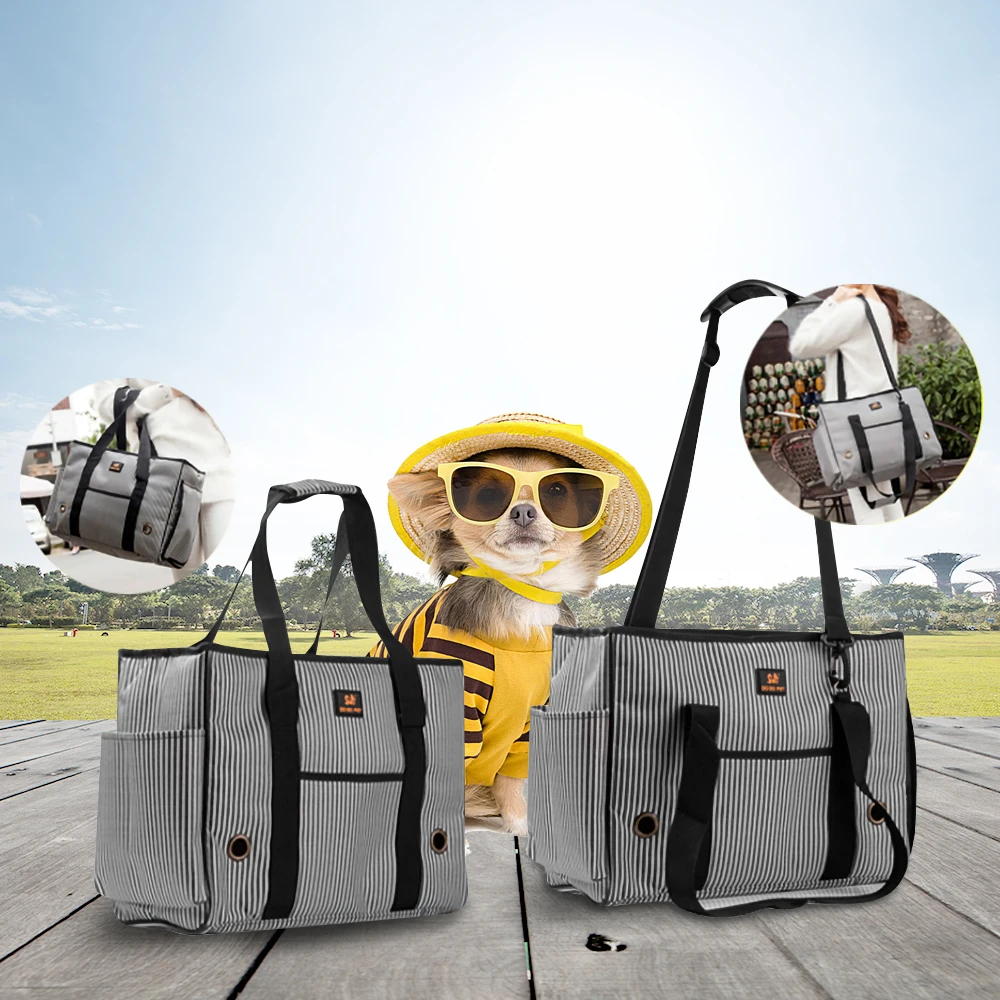 Легкая сумка Оксфорд сумка для кошек собак Pet путешествие, домашнее животное кошка сумки для переноса собак с дышащей сеткой окна