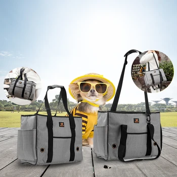 

Lightweight Oxford Handbag Shoulder Bag For Cats Dogs Pet Outdoor Travel Pet Cat Dog Carrier Bags With Breathable Mesh Windows