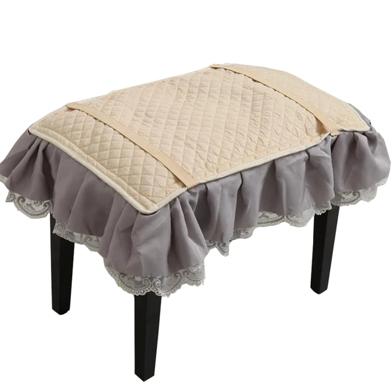 High Grade European Stool Cover 1 PCS Dustproof Home Texile Thicken Cloth Cover Piano Accessories Bench Dustproof Cover (3)