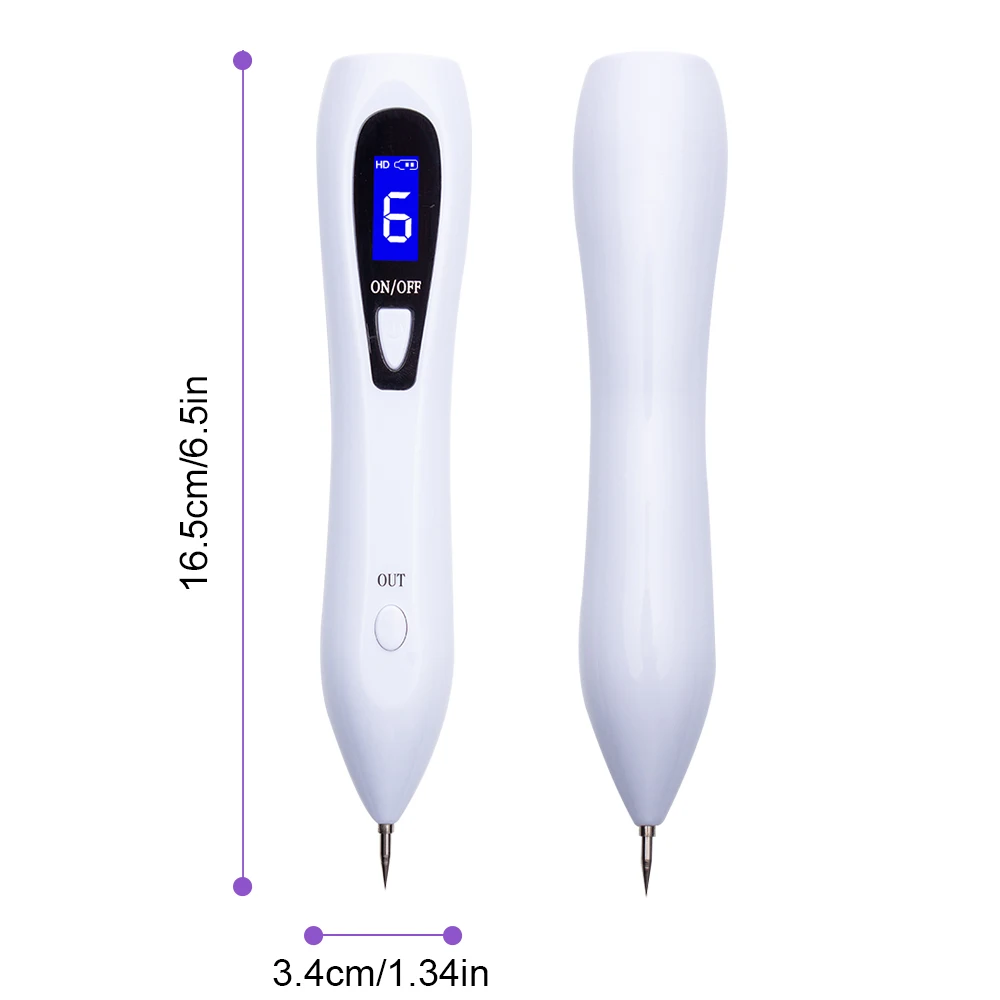 Микро плазменная ручка удаление веснушек моль 6 уровень лазер темное пятно ЖК-дисплей уход за кожей точка ручка лицо бородавка тег удаление татуировки Красота Уход