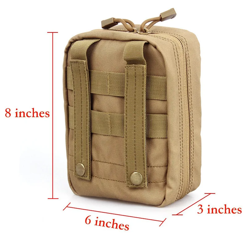 

10PCS Tactical Camping First Aid Kit Patch Bag Outdoor Utility Pouch Molle Medical Cover Hunting Emergency Survival Package