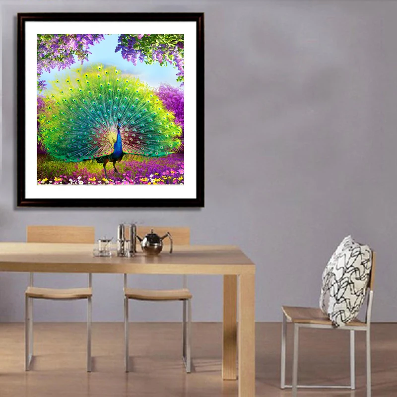 35-35cm-DIY-5D-Diamond-Painting-Cross-Stitch-square-Diamonds-Embroidery-Peacock-Wealth-and-Good-Fortune(3)