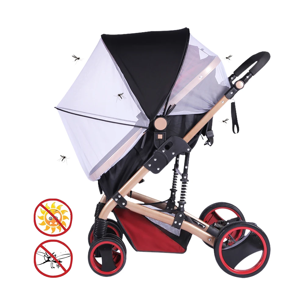 

UV Ray Sun Visor Shade Canopy Mosquito Net for Baby Buggy Stroller Cover Baby Stroller Accessories Stroller Organizer