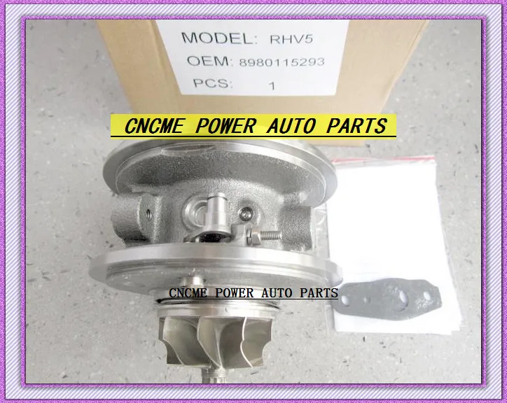 TURBO Cartridge CHRA VBX90025 RHV5 VFD30013 VIEZ 8980115293 8980115295 Turbocharger For ISUZU D-MAX Rodeo 3.0L 07 4JJ1-TC 4JJ1TC |