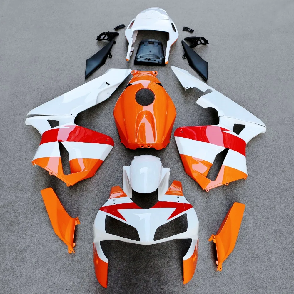 Инъекции полный обтекатель КУЗОВ комплект Панель комплект FitFor Honda CBR600RR F5 2003-2004