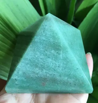 

50mm NaturalAventurineCrystal Gem Stone Pyramid heals