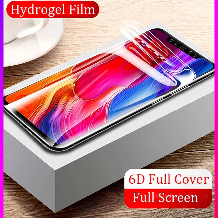 

6D Curved Soft Hydrogel Film Screen Protector For Xiaomi Mi 5X 6X Mi A1 A2 Lite Mix 3 Max3 Glass For For Xiaomi Mi 8 Lite Note 3