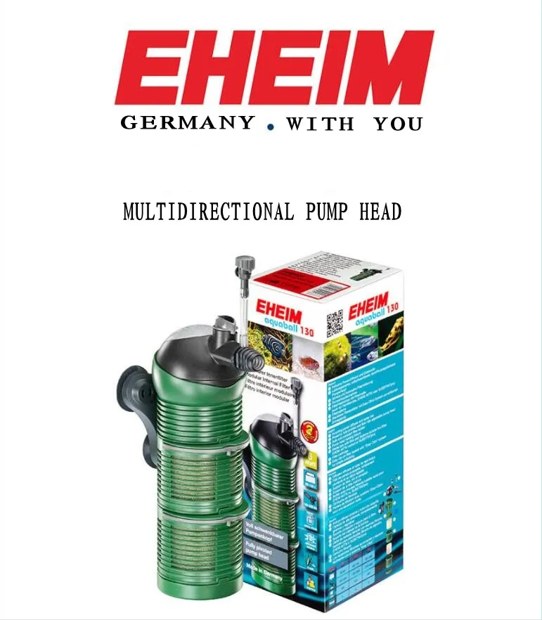 Германия EHEIM EM2400/2401/2402/2403 фильтр для переноски ребёнка, многофункциональное шар аквариум встроенный фильтр немой 3-в-1 кислородный насос