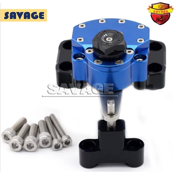 

For HONDA CB600F HORNET 2007-2013 Blue Motorcycle Steering Damper Stabilizer with Mounting Bracket Kit
