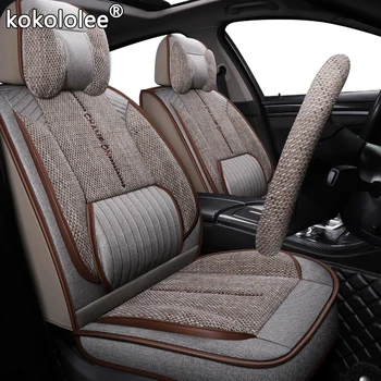 

kokololee fabric car seat cover For kia soul morning picanto daewoo lanos nexia toyota aqua aygo zotye t600 car seats protector