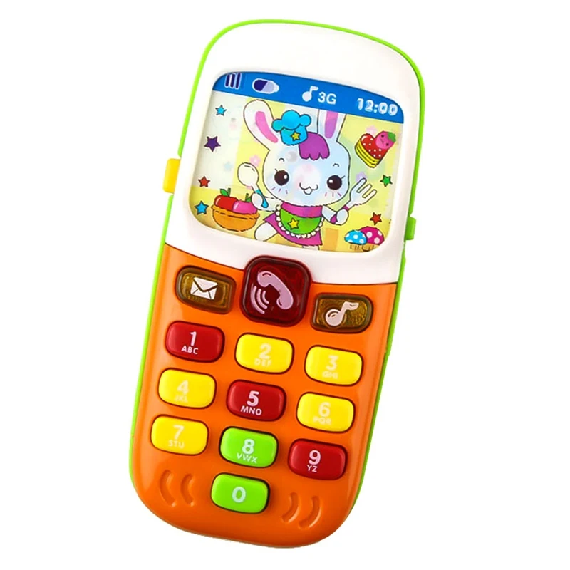 Electronic Toy Phone Kid Mobile Phone Cellphone Telephone Educational Learning Toys Music Baby Infant Phone Best Gift For Kid