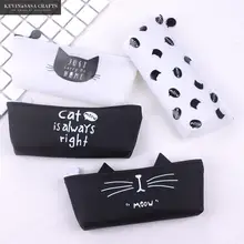 Cat font b Pencil b font font b Case b font Silica Gel font b School