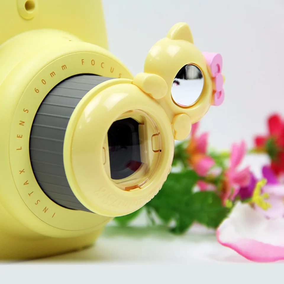 10 шт./партия, милый Hello kitty Fujifilm Instax Mini 7 s 8 крупным планом объектив зеркало для съемки селфи для Мини 7 s 8 камеры многоцветный