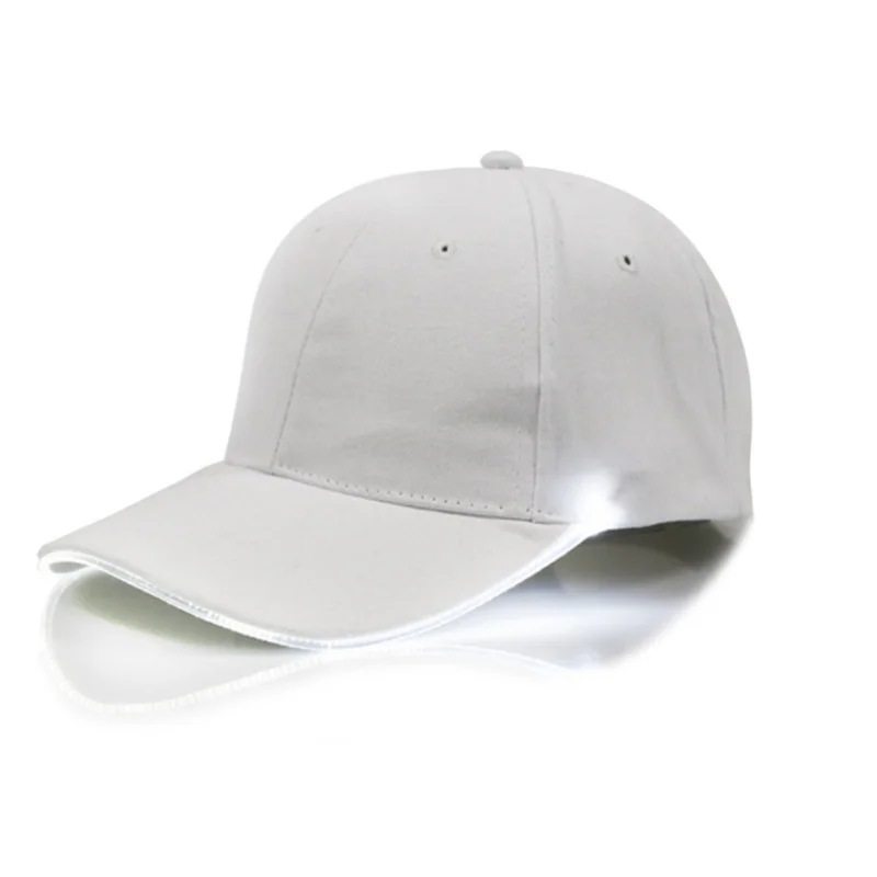 Наружная теннисная кепка спортивная светодиодная светлая крышка бейсбольная кепка мужская женская хлопковая кепка крутая модная кепка - Цвет: W7