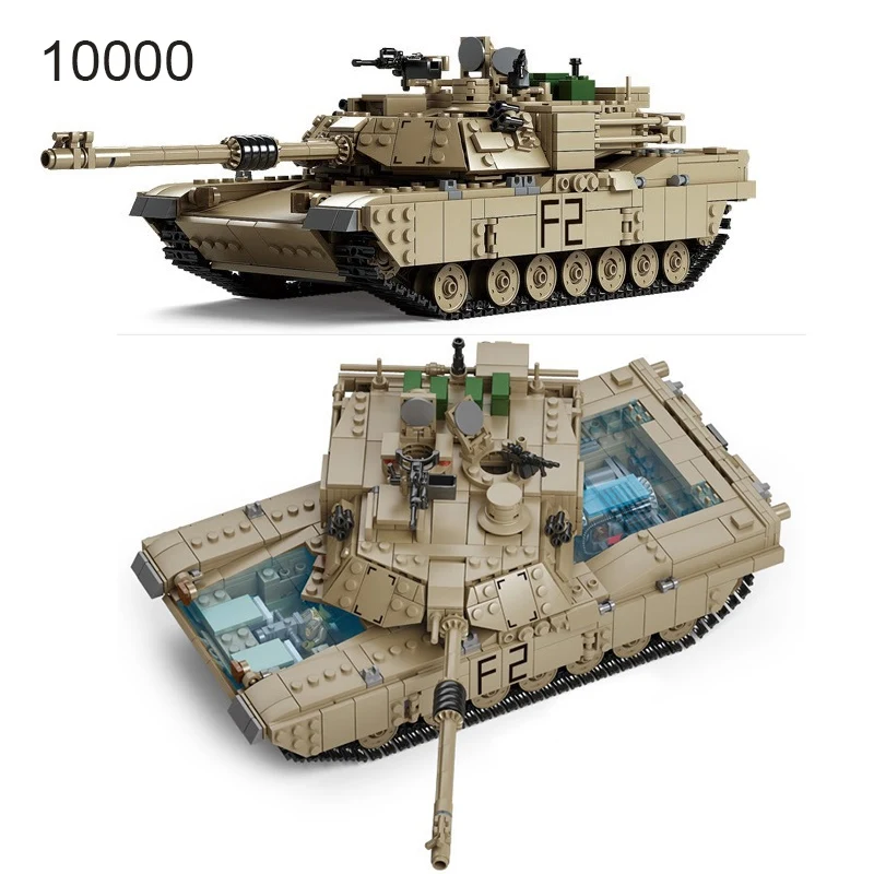 Technic Enlighten Toys военный пистолет оружие ABRAMS Танк модель строительные блоки Совместимые Кирпичи Игрушки мировые войны детские игрушки