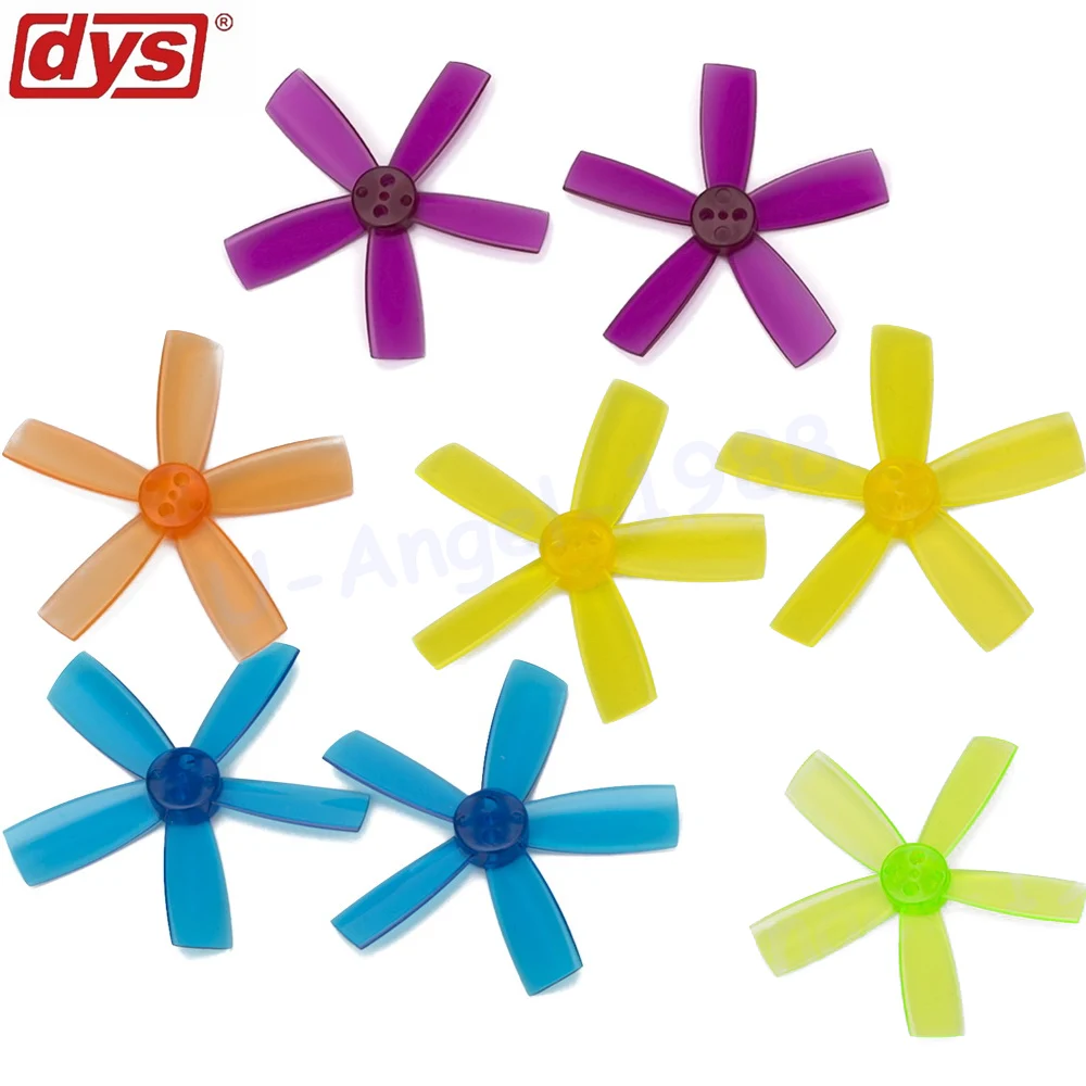 

20pcs/lot DYS HL193505 1.9inch 1935 FPV tri blade plastic propeller CW/CCW PC Material Props (10 pair)