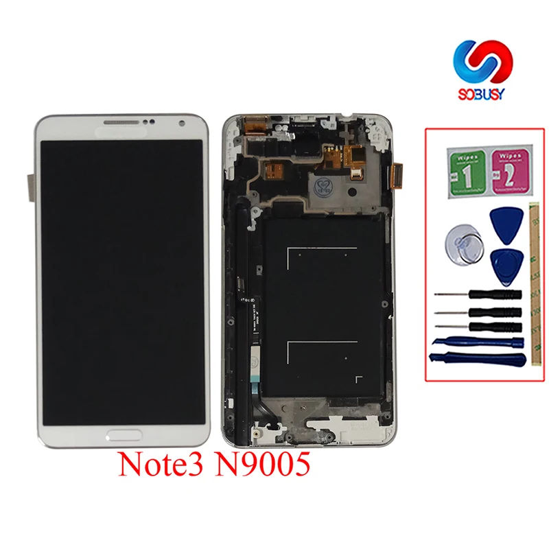 100% протестированный ЖК дисплей для Samsung Galaxy Note3 Note 3 N9005 кодирующий
