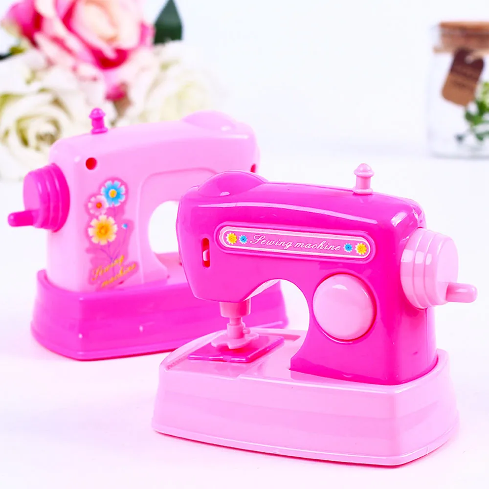 Развивающий, образовательный Мини-Игровой игрушечная швейная машина для детей, подарок, обучающая игрушка для детей, подарок на день рождения K4
