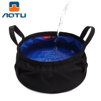 

Wash Up 8.5L Collapsible Water Bucket Ultralight Camping Gear Portable Durable Sink Basin Bucket for Fishing Hiking Travelling