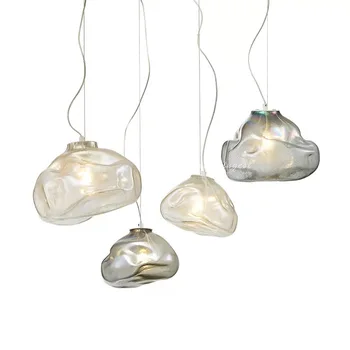 

Special Art Design Deco Indoor Pendant Lights Glass Restaurant Parlor Hanging Lamp Hall Coffee shop Stair Hanging Light Fixtures