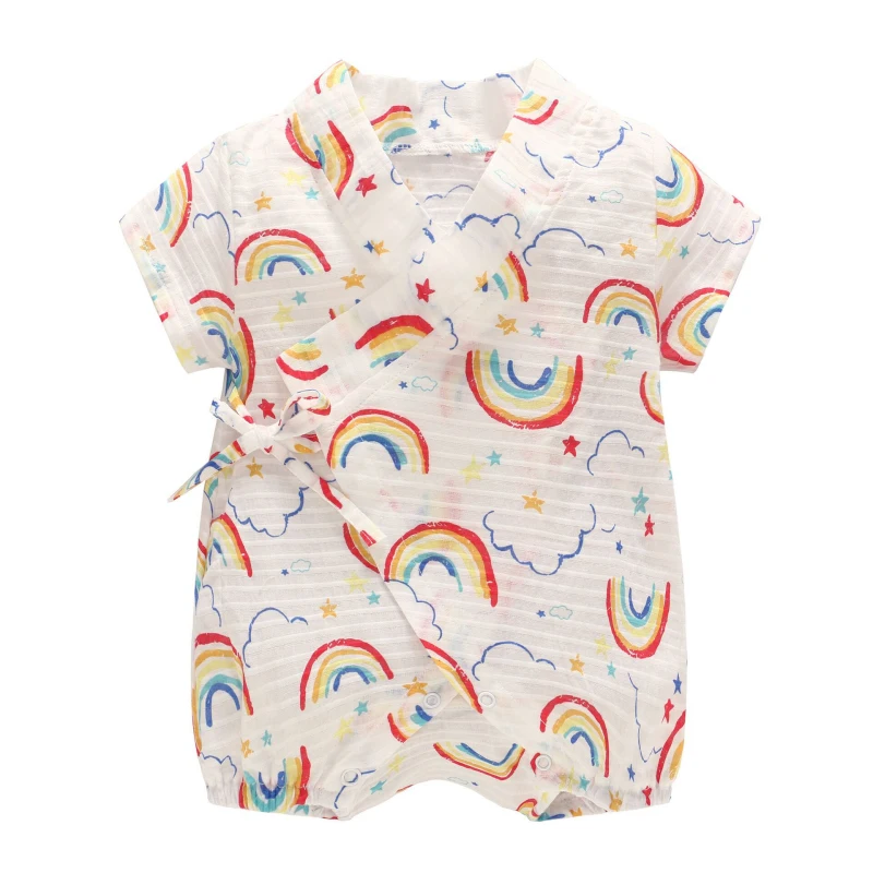 2018 japonés lindo niños ropa de bebé pantalones de algodón Kimono verano bebé niños y niñas ropa niño bebe de Playwear 2018 japonés lindo niños ropa de bebé pantalones de algodón Kimono verano bebé niños y niñas ropa niño bebe de Playwear