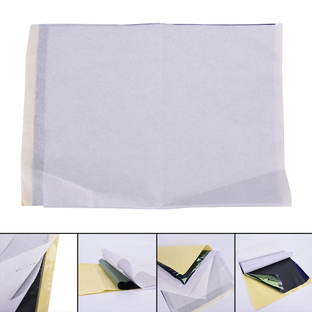 25Pcs Stencil Transfer Paper A4 Carbon Tattoo Supplies Copy Body Arts Accessories | Красота и здоровье
