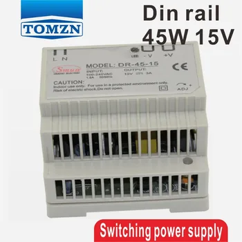 

45W 15V Din Rail Single Output Switching power supply