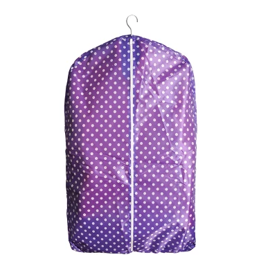 Сумка для хранения одежды платье одежда на молнии костюм сумка складной чехол для костюма - Цвет: Purple