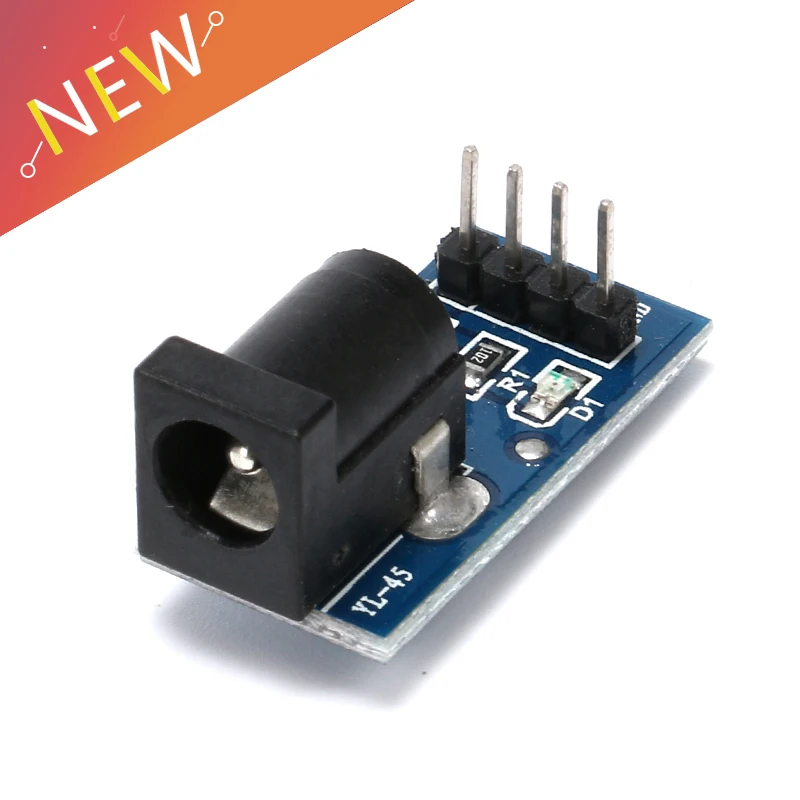 

DC-005 DC005 Black DC Power Adapter Jack Socket Plug Module Board 5.5MM x 2.1MM