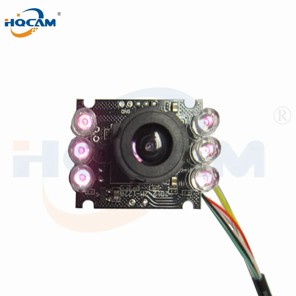 HQCAM 10 Uds 850nm IR led 1080P Mini usb módulo de cámara IR infrarrojo de visión nocturna CMOS cám