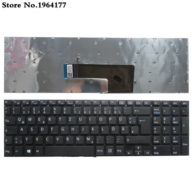 

NEW GR Laptop Keyboard For Sony Vaio Fit SVF 15 SVF15 FIT15 SVF152 SVF153 SVF1541 greman VERSION without frame black new