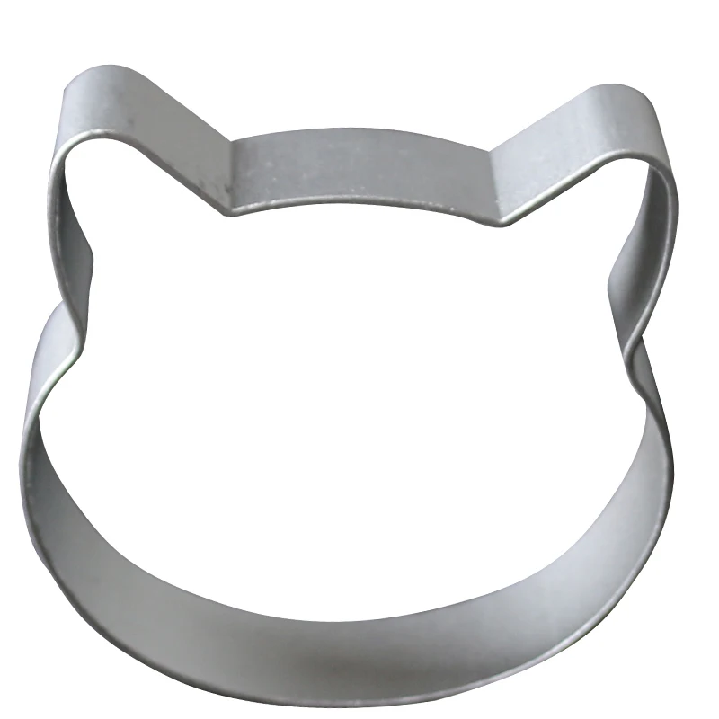 Cat Head Alloy Cookie Cutters Cake Mold Sugarcraft Cake Decorating